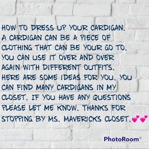 Dressing With Cardigans.